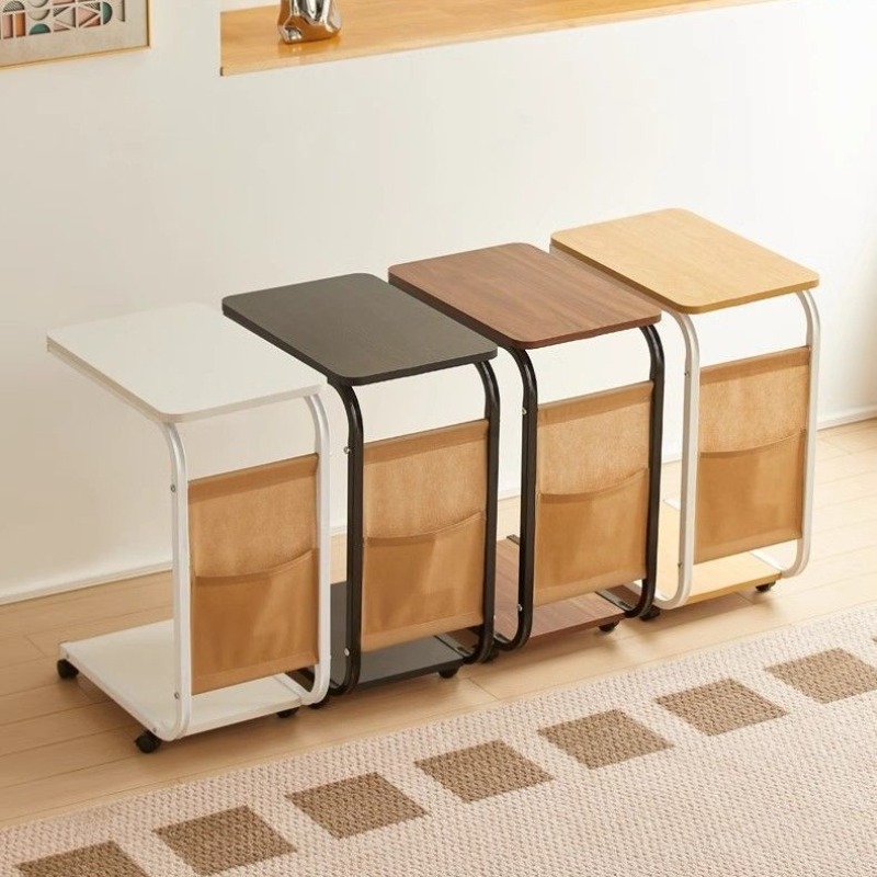 Desk Setup Minimalist - Beweglicher Beistelltisch mit wenigen Schubladen, einfacher