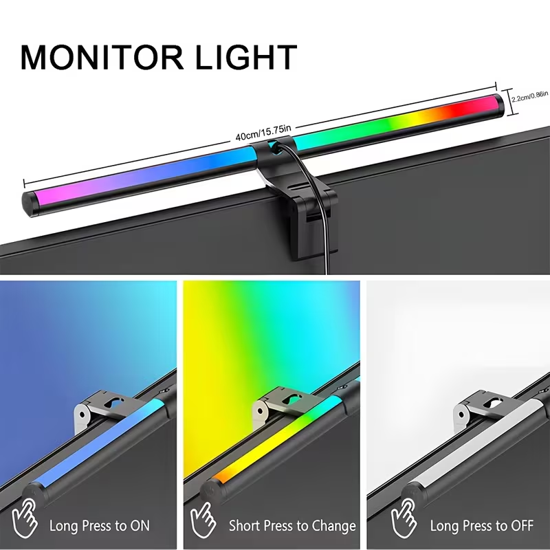 Monitor-Lichtleiste RGB-Lichtl – Setup Desk Monitor Bewertung und Preis