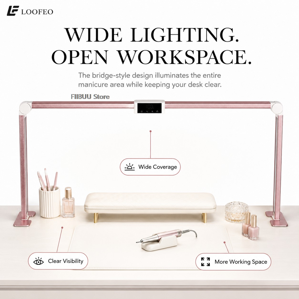 Professionelle LED-Nagellampe  – Desk Setup Lamp Bewertung und Preis